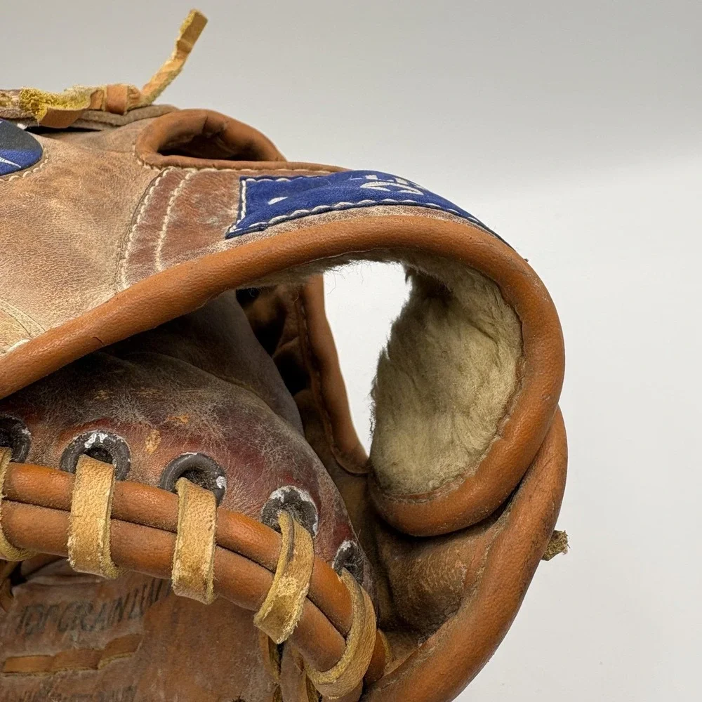 Vintage Spalding Players Series Baseball Glove 42-940 Top Grain Leather‎ Brown